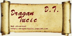 Dragan Tucić vizit kartica